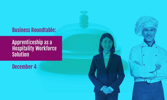 Apprenticeship as a Hospitality Workforce Solution graphic